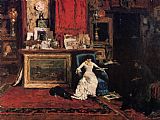 Interior of the Artist's Studio aka the Tenth Street Studio by William Merritt Chase